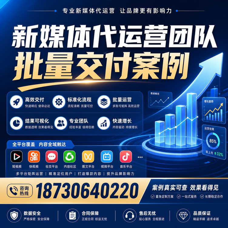 安顺代运营公司多客户账号批量高效交付案例